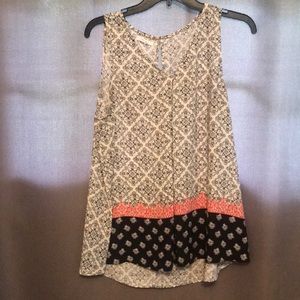 Perfect for summer pink and blue tank